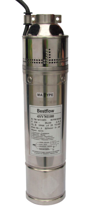 BOMBA SUMERGIBLE PERIFÉRICA 4SVM100 | 1 HP | 220V