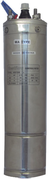 MOTOR SUMERGIBLE 4" | 1.5 HP | 220V + CAJA PROT.